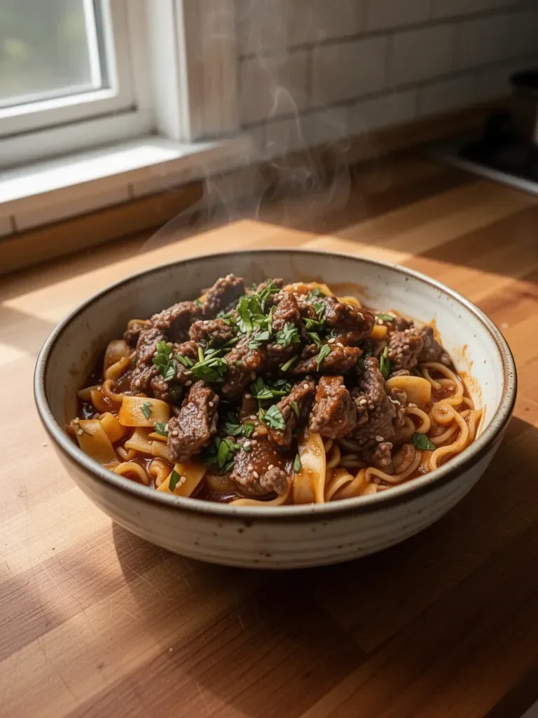 Korean Beef Noodles