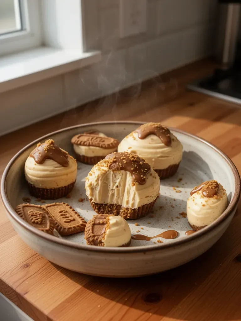Mini Biscoff Cheesecakes
