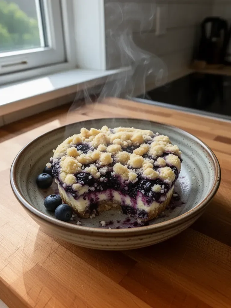 Mini Blueberry Cheesecakes