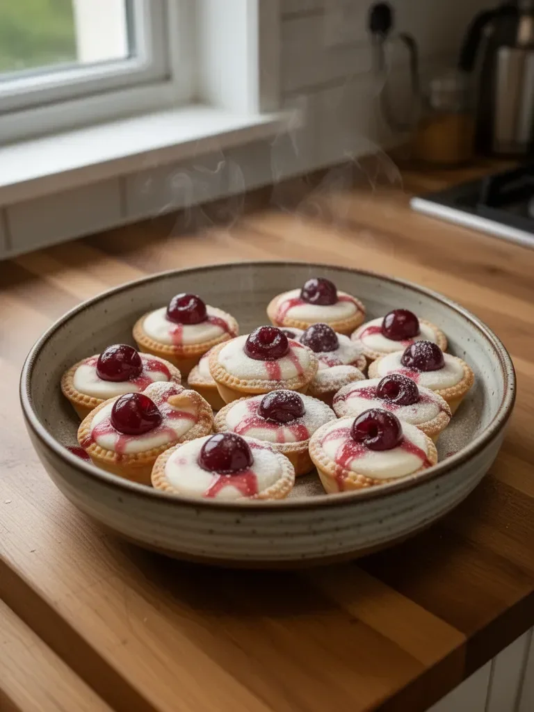 Mini Cherry Bakewell Tarts