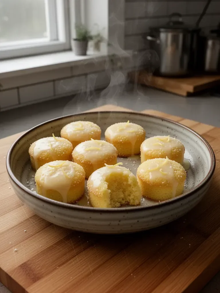 Mini Lemon Drop Cakes