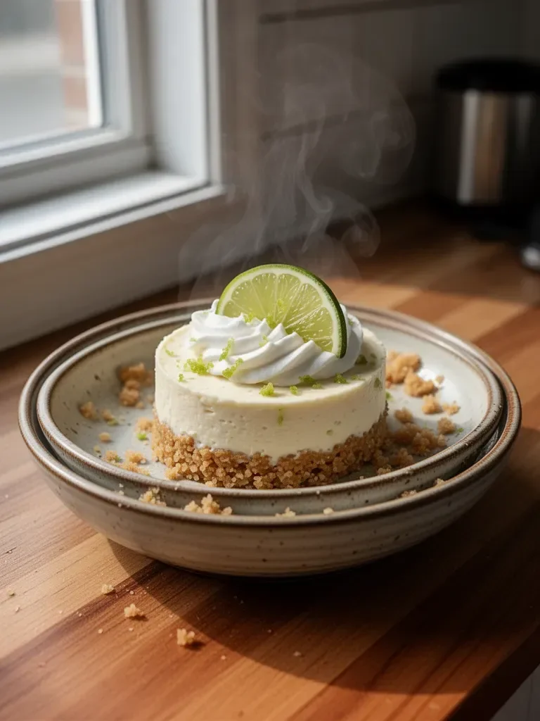 No-Bake Mini Key Lime Cheesecakes