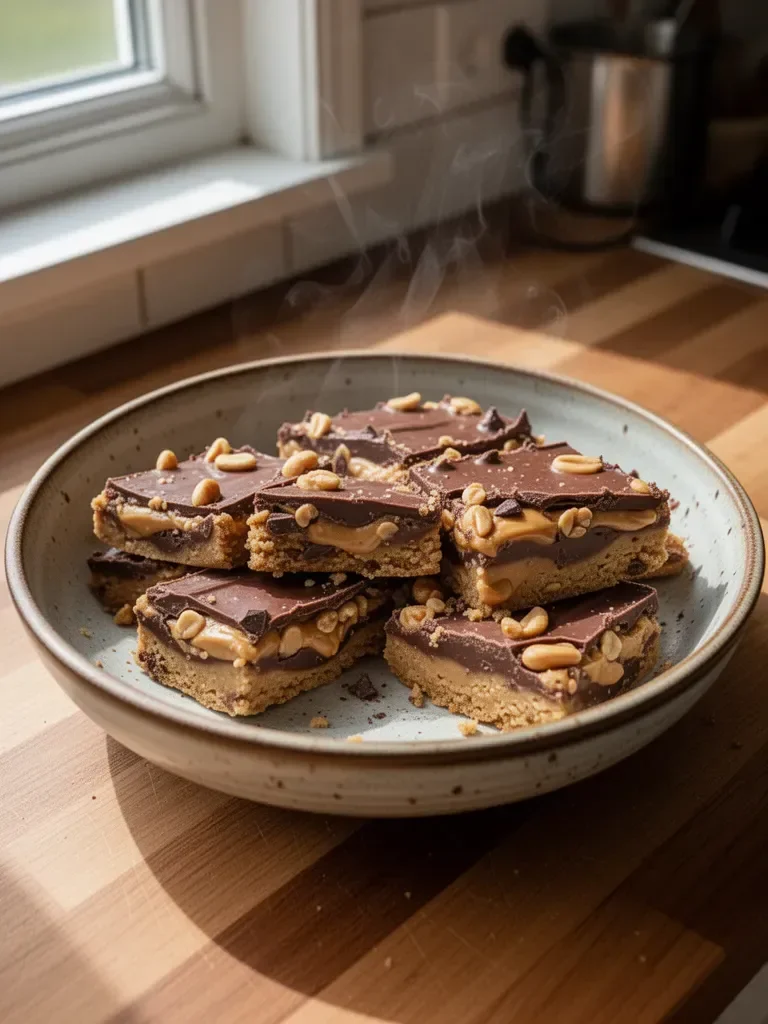 Peanut Butter Chocolate Bars