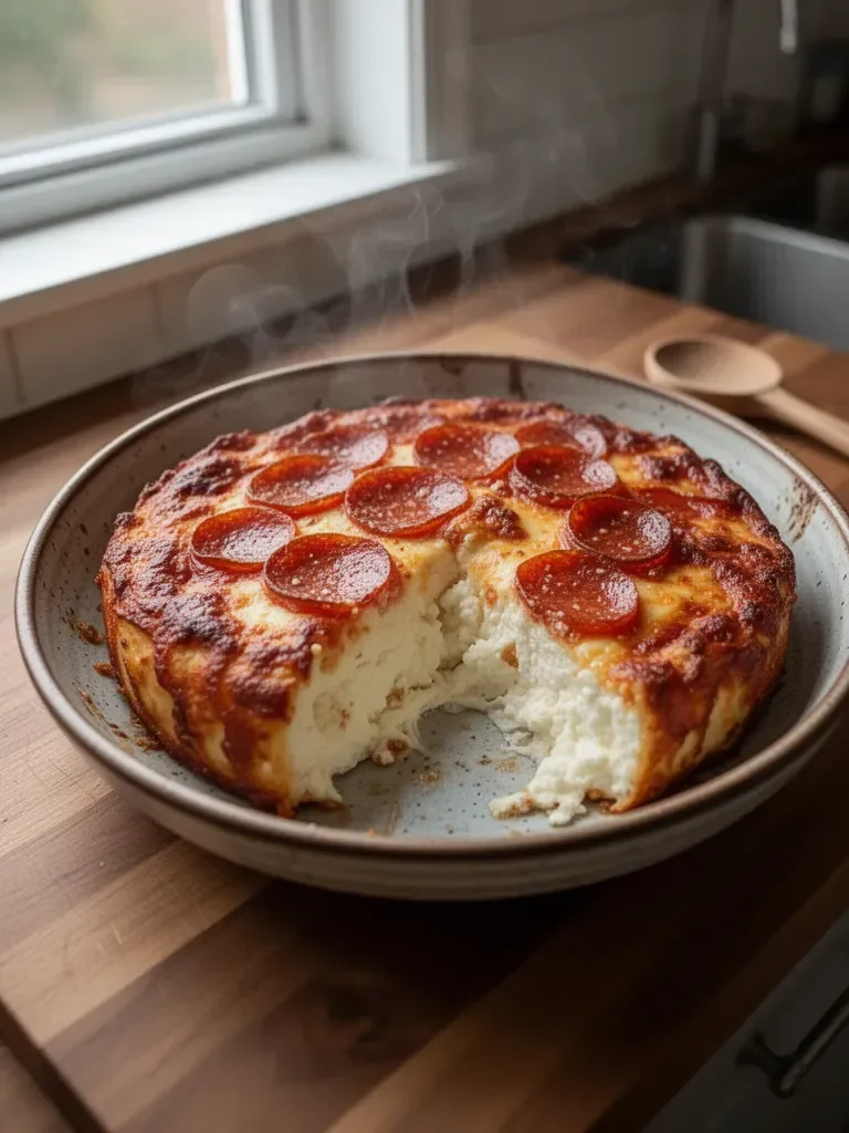 Pizza Cottage Cheese Bake