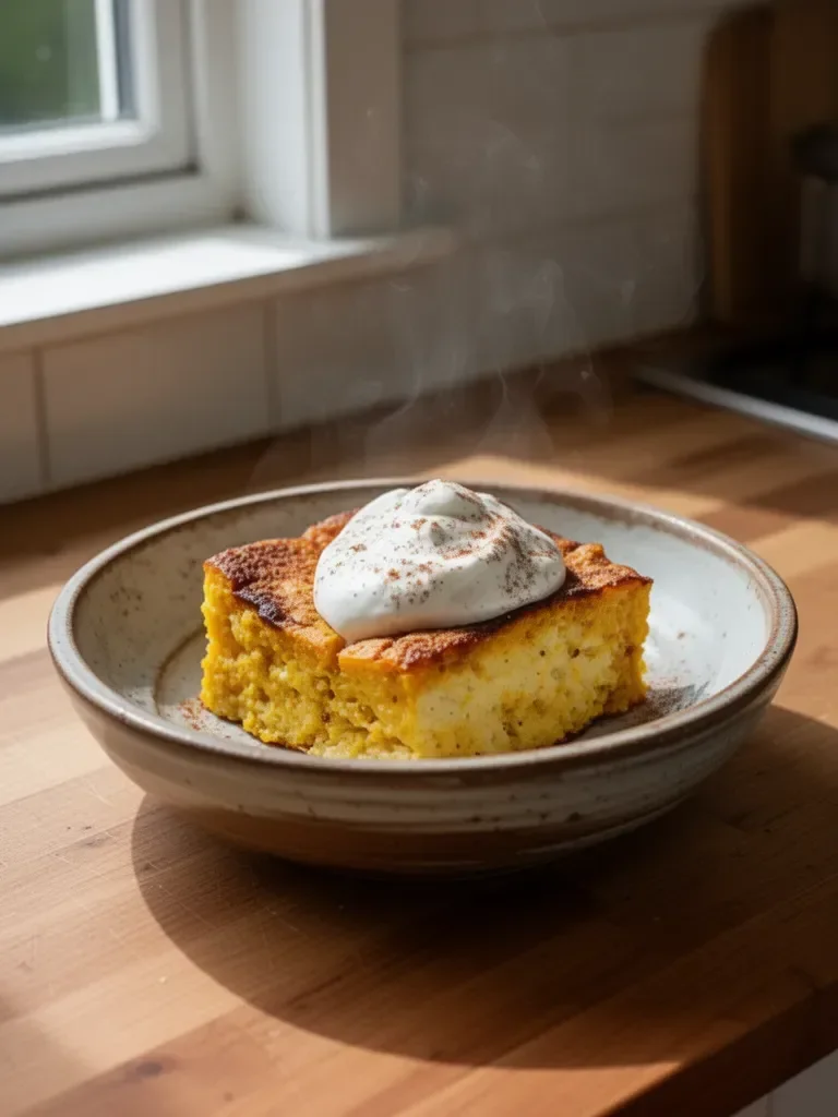 Pumpkin Cottage Cheese Bake