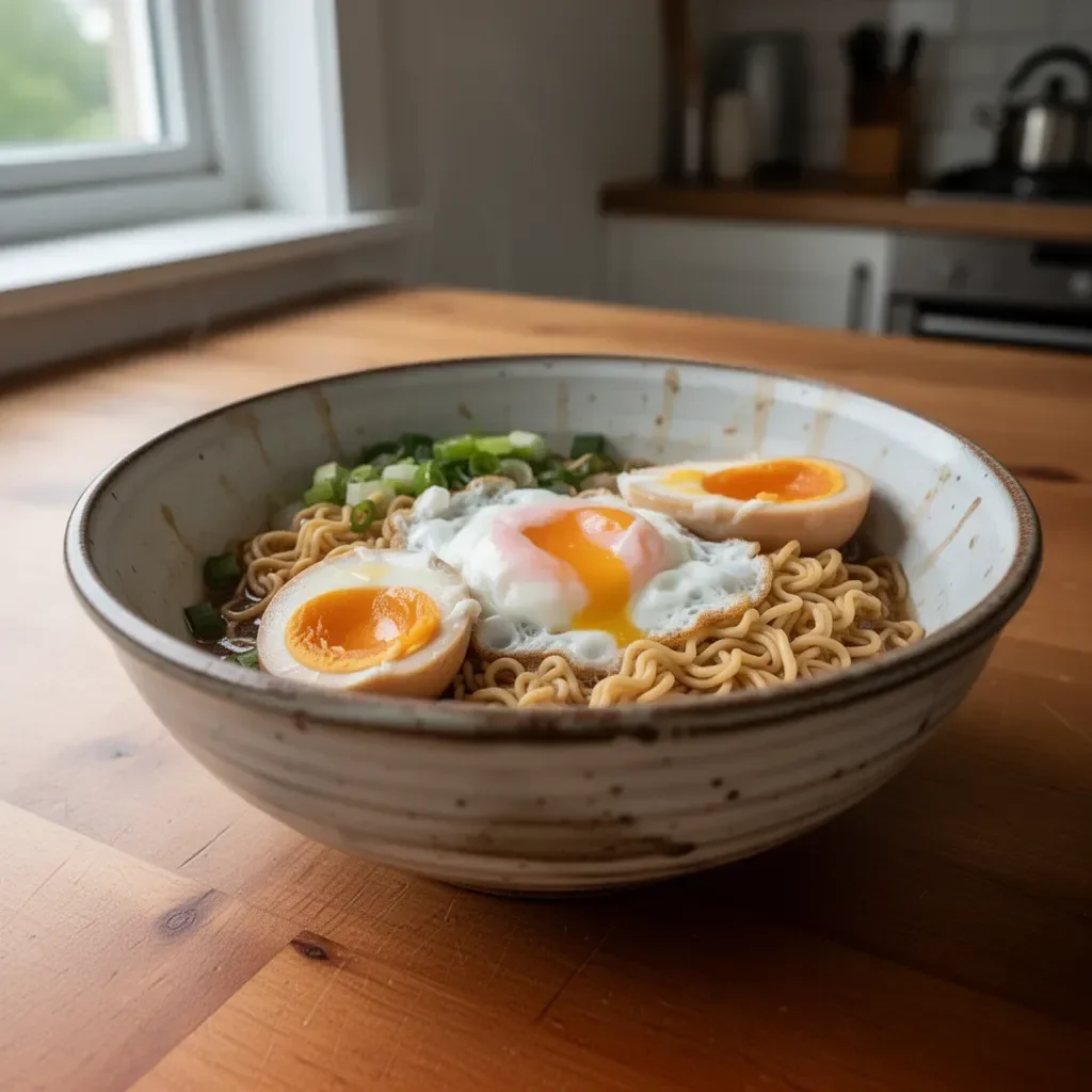 Delicious ramen eggs (Ajitama) prepared for flavorful ramen bowls