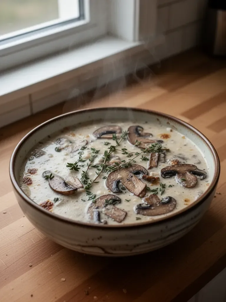 Rich and Creamy Mushroom Soup