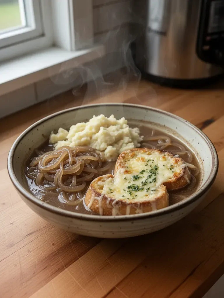 Slow Cooker French Onion Soup