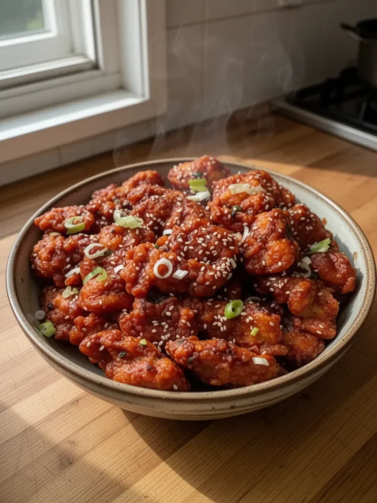 Spicy Korean Fried Chicken
