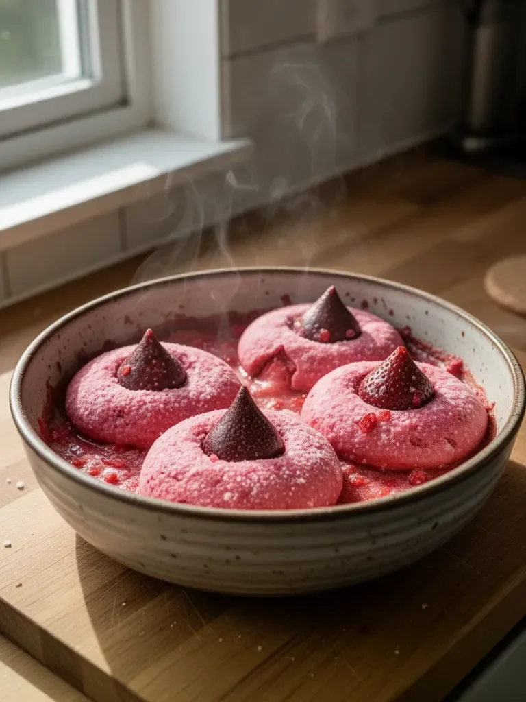 Strawberry Kiss Cookies