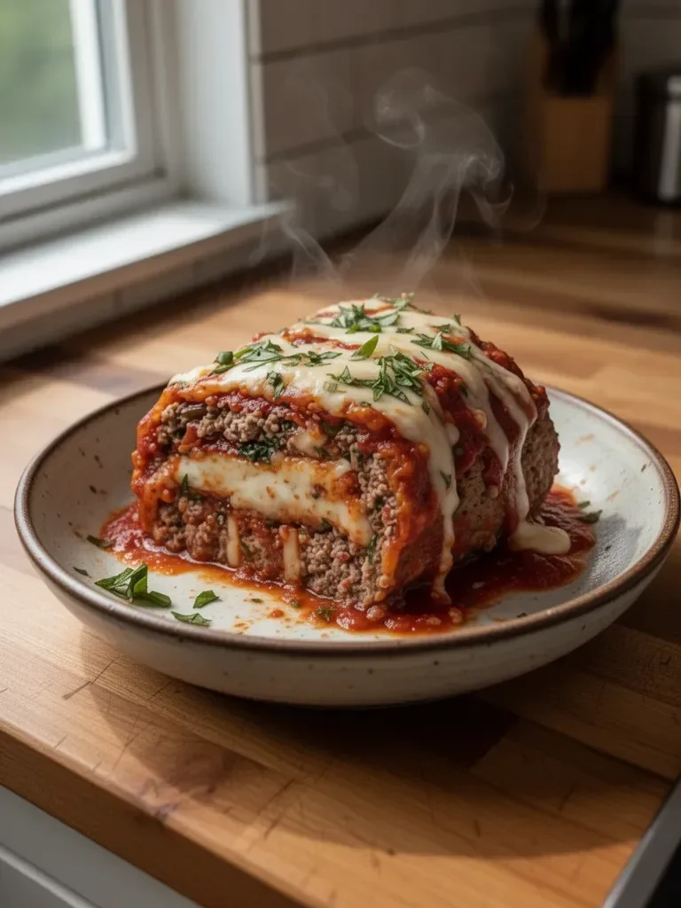 Stuffed Italian Meatloaf