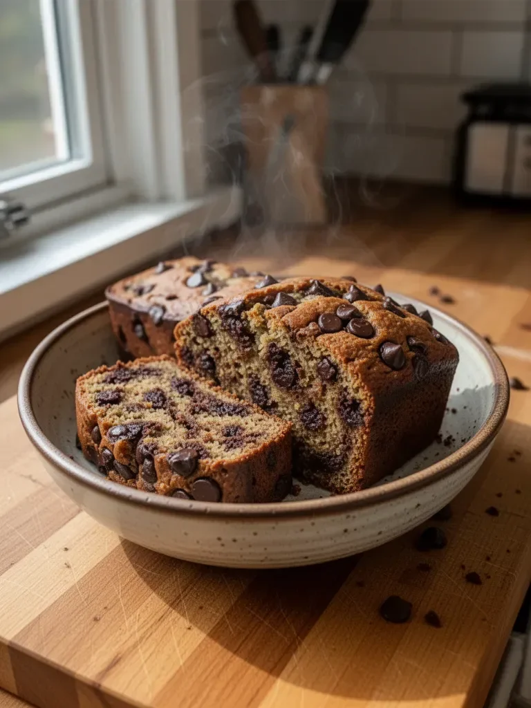 Super Moist Chocolate Chip Banana Bread