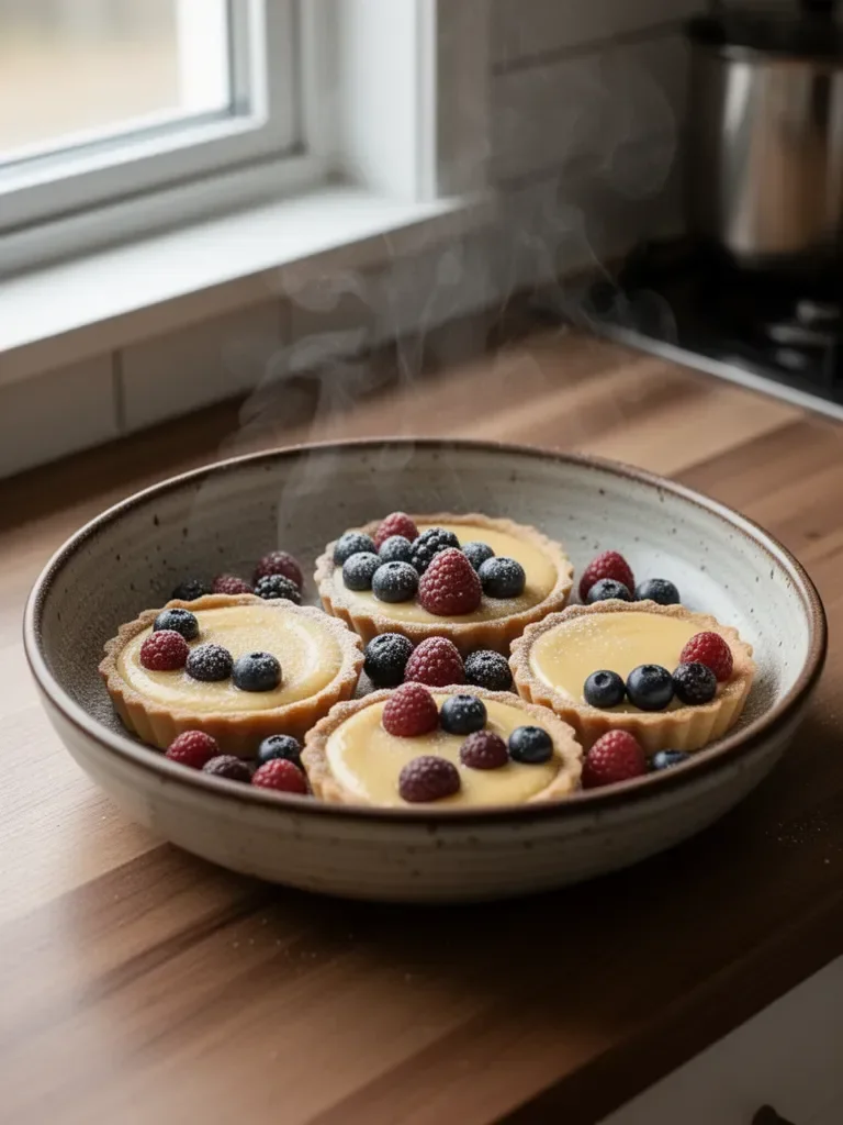 Vegan Fruit Tarts with Custard Recipe