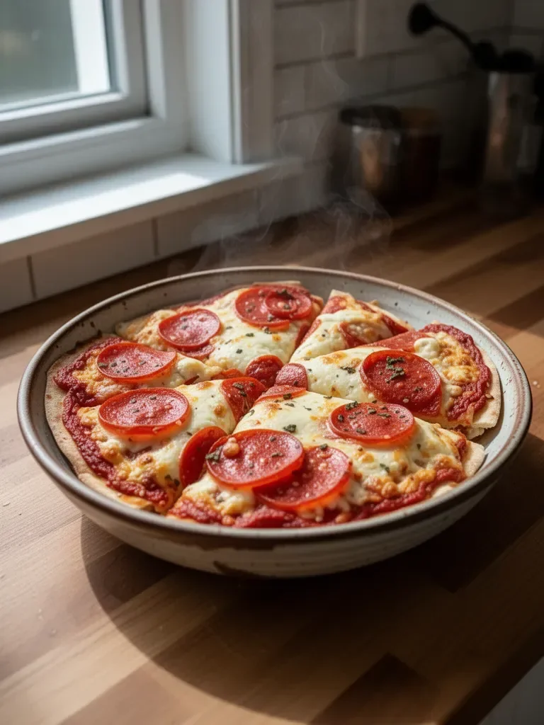 Viral Cottage Cheese Flatbread Pizza