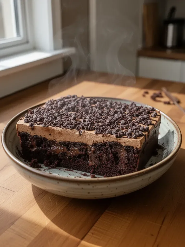 Baileys Chocolate Poke Cake