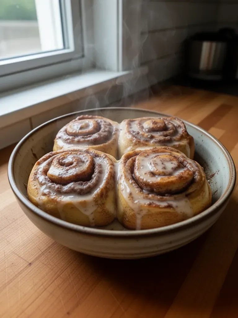 Banana Bread Cinnamon Rolls