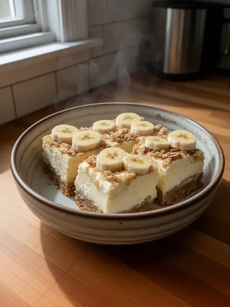 Banana Pudding Cheesecake Squares