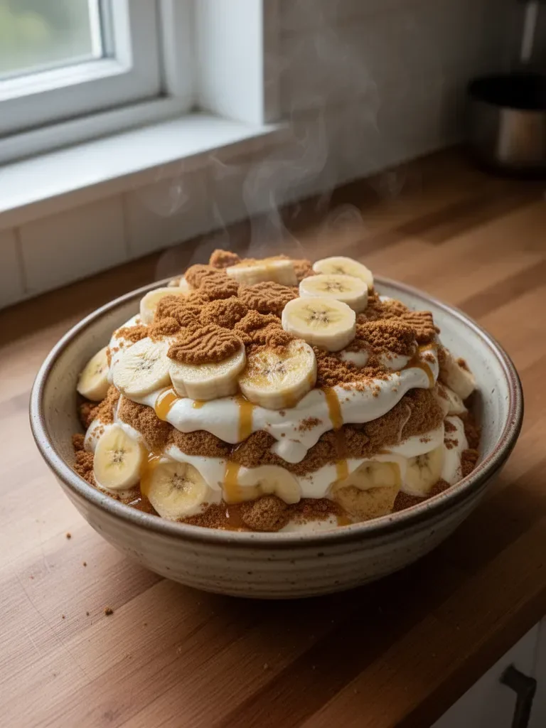 Biscoff Banana Pudding