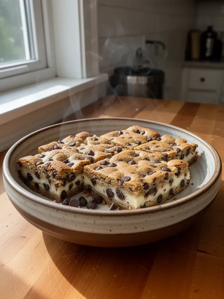 Chocolate Chip Cheesecake Bars