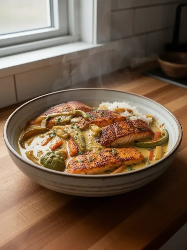 Coconut Curry Salmon
