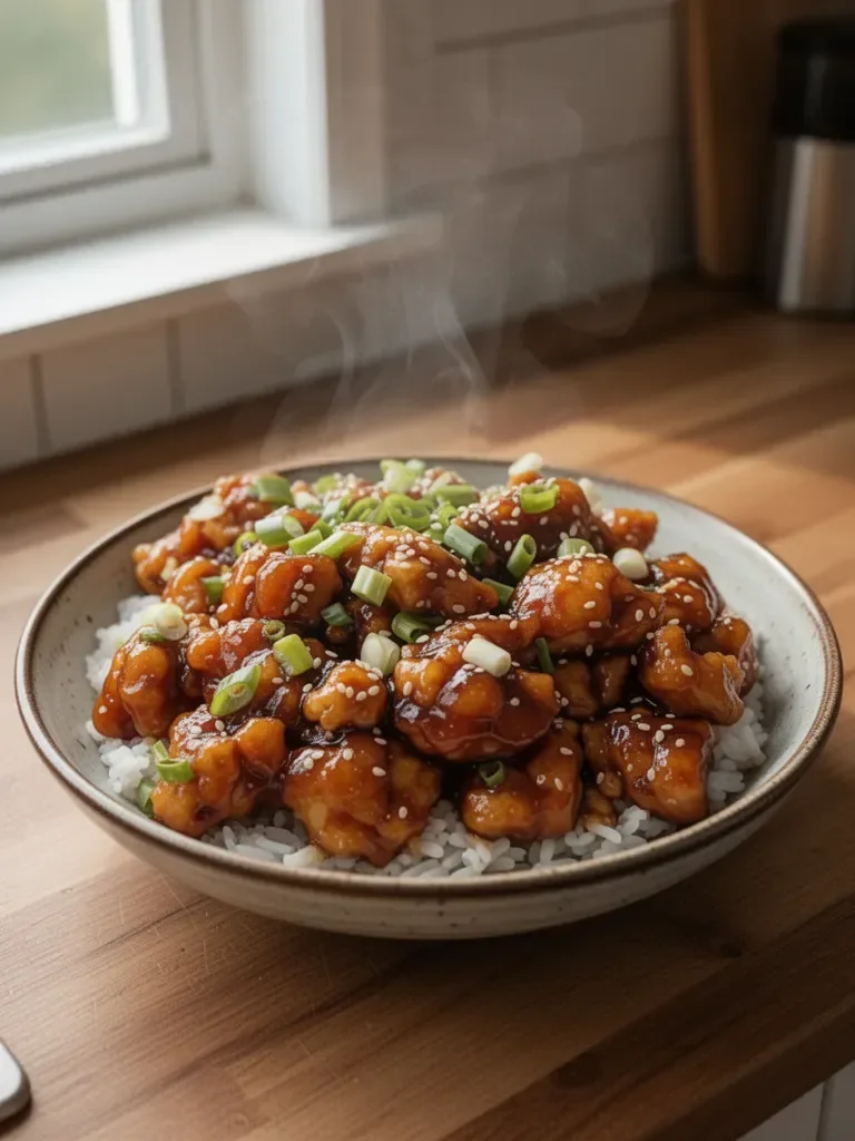 Crispy Honey Garlic Chicken