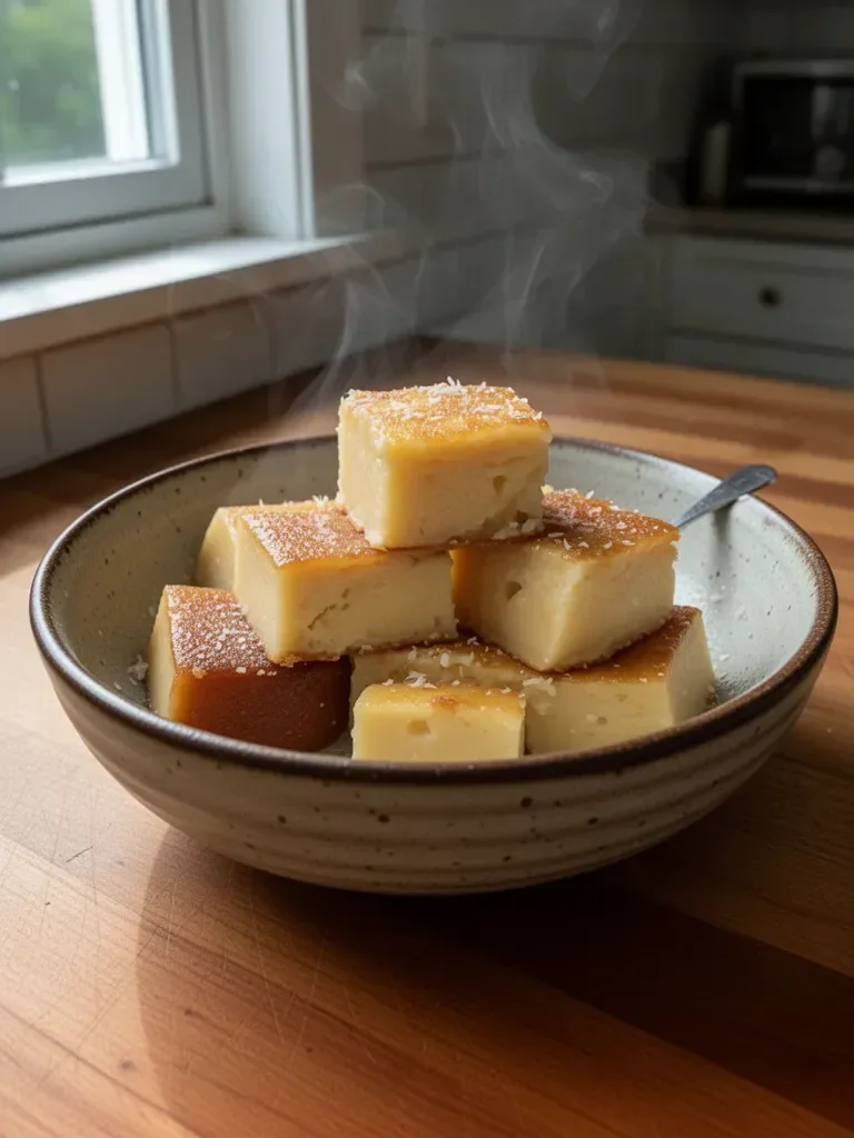 Hawaiian Coconut Custard Mochi