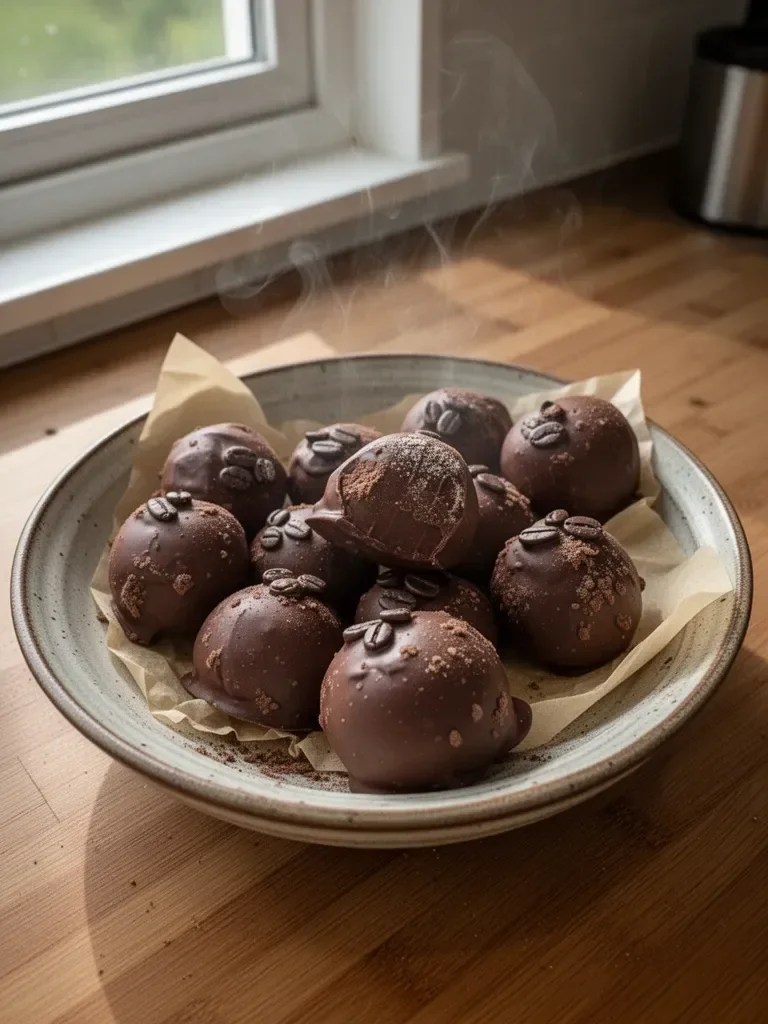 High Protein Coffee Truffles