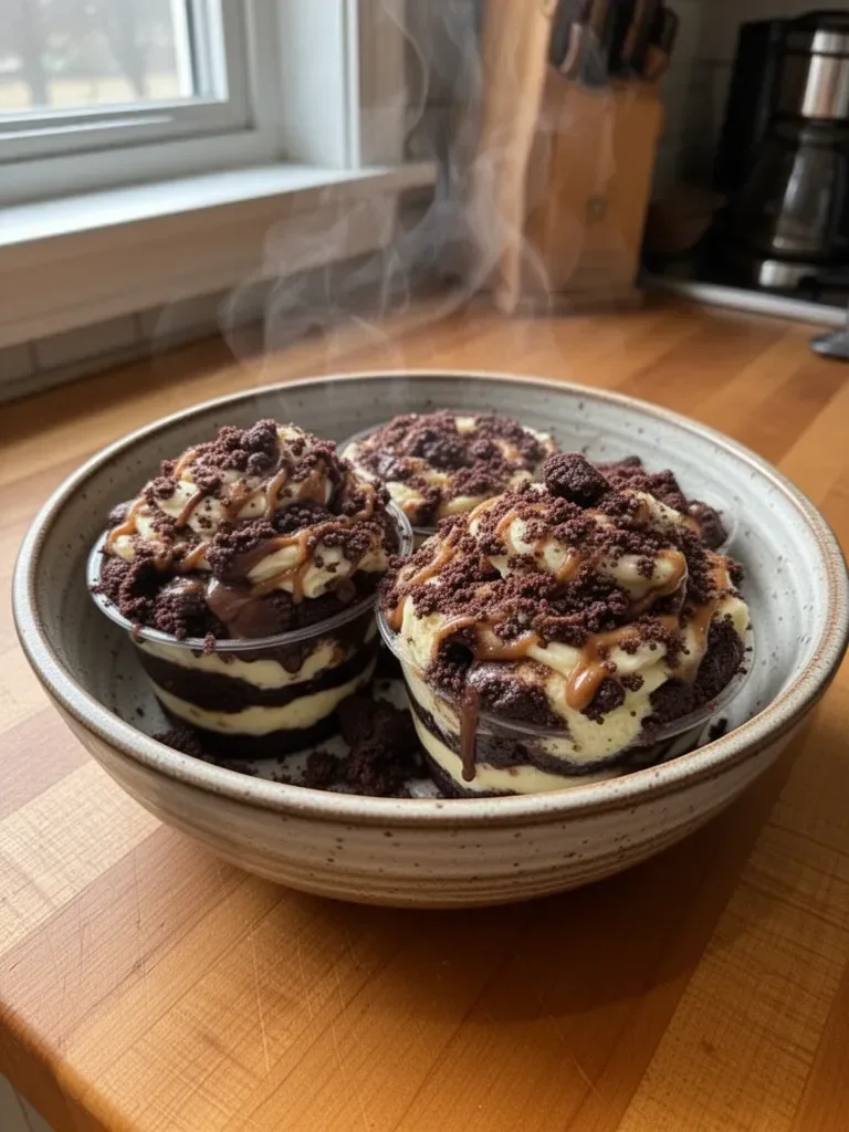 Loaded Brownie Cheesecake Cups