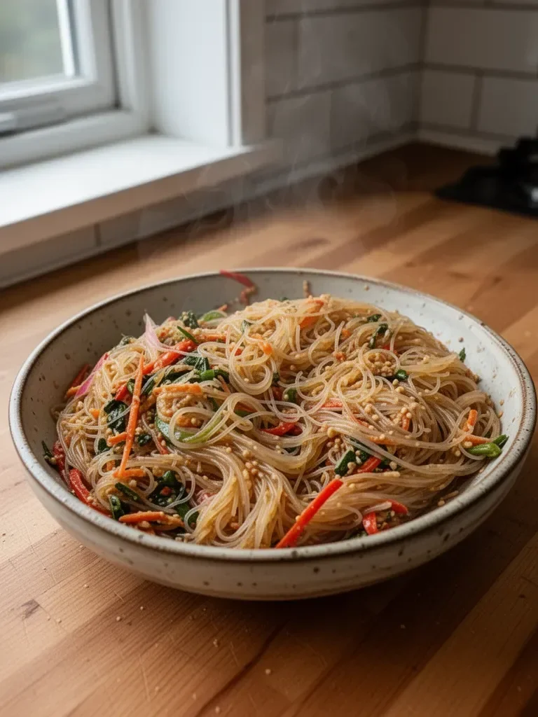Peanut Miso Vermicelli Noodle Salad