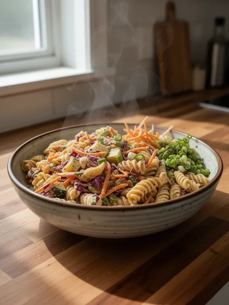Protein Packed Thai Pasta Salad