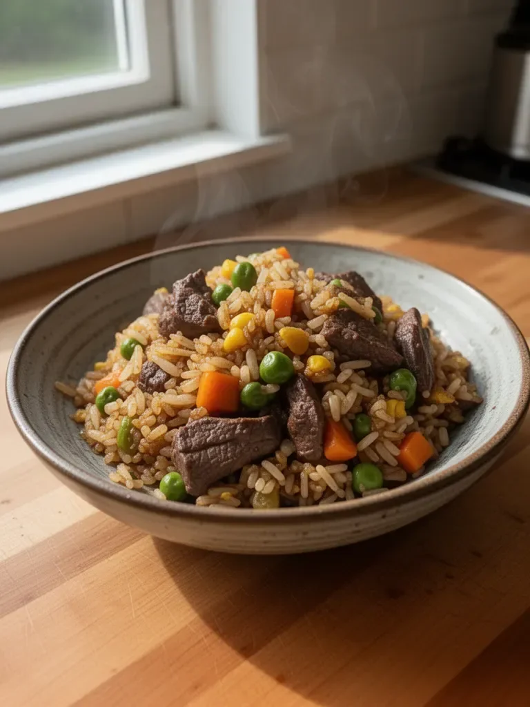 Savory Venison Fried Rice