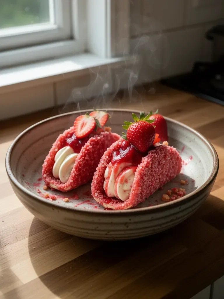 Strawberry Cookie Boats