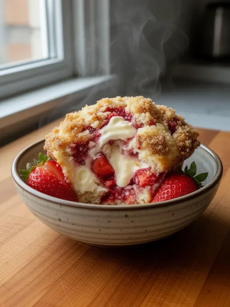 Strawberry Cream Cheese Muffins