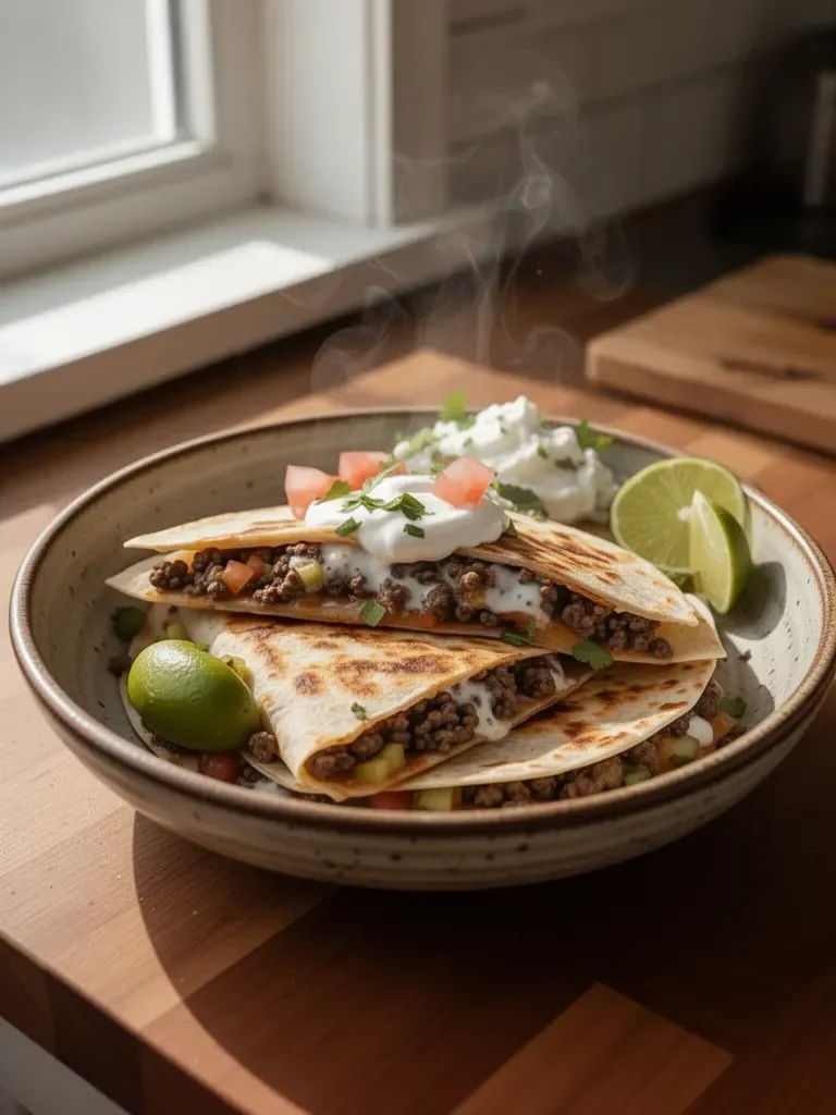 Tasty Ground Venison Quesadillas