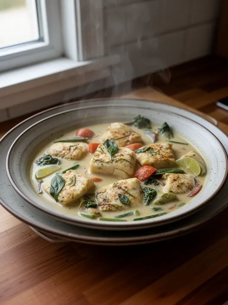 Thai Fish Curry with Coconut Milk