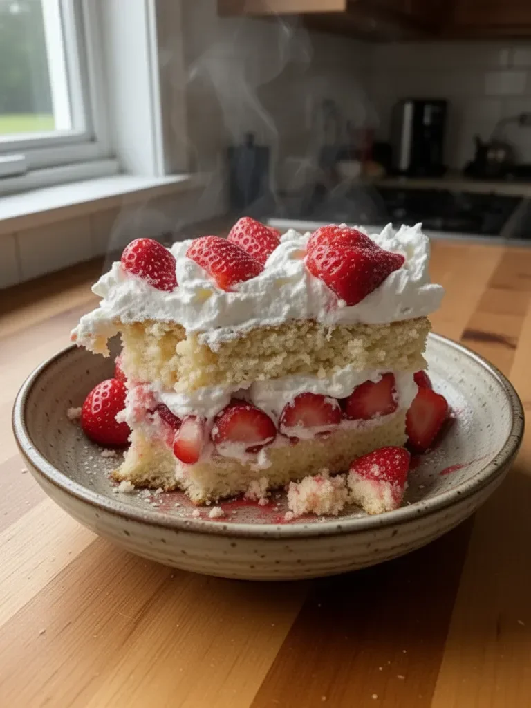 Unforgettable Strawberry Shortcake Cake